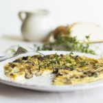 Tortilla Espinacas, Champiñones y Queso